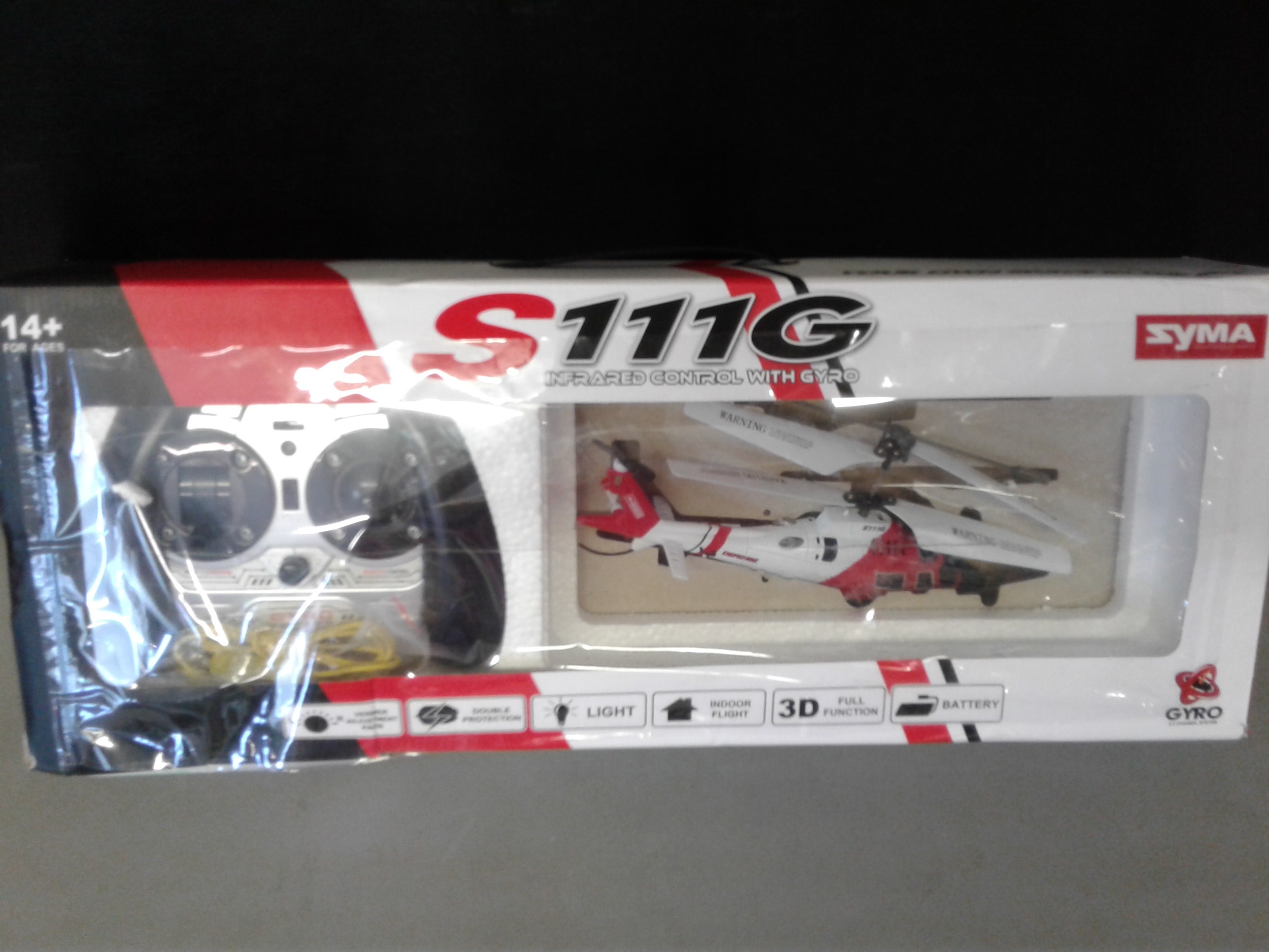 3.5 channel rc helicopter with gyro