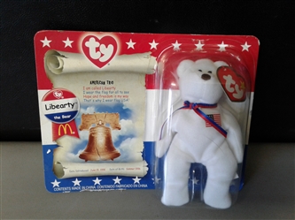 Retired McDonalds Edition TY Beanie Baby Libearty