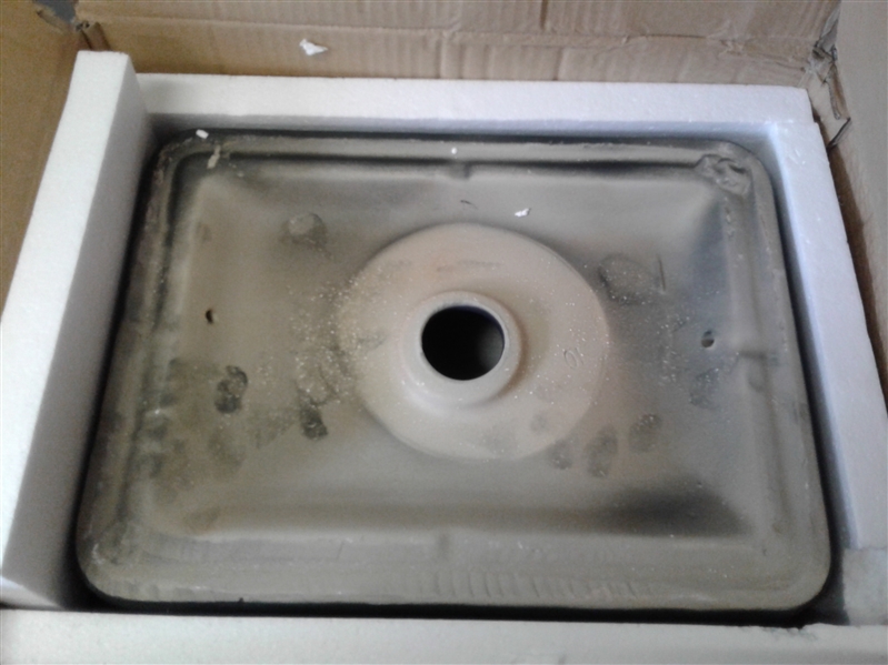Matte Black Handmade Ceramic Bathroom Vessel Sink