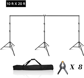  Emart 20 ft x 10 ft Heavy Duty Photography Backdrop Stand