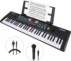 WOSTOO Keyboard Piano, 61 Key Portable Keyboard