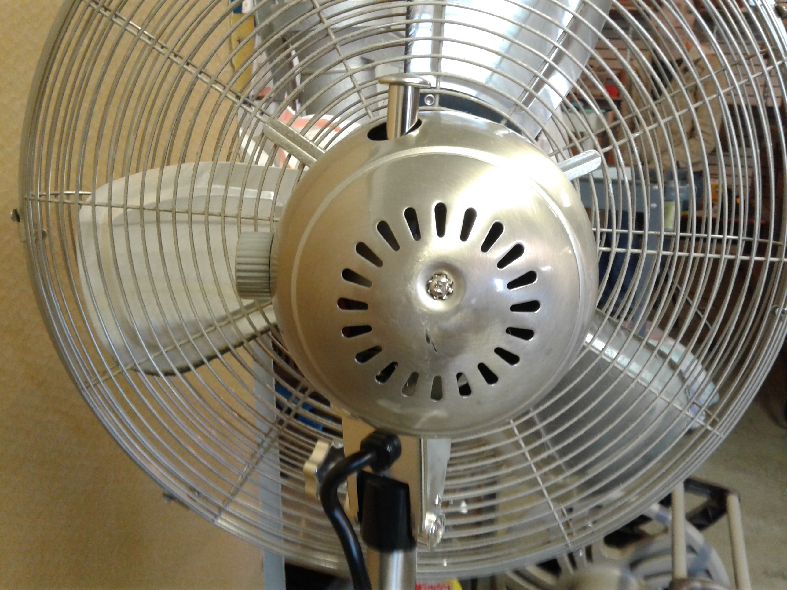 Lot Detail Utilitech Chrome Pedestal Fan