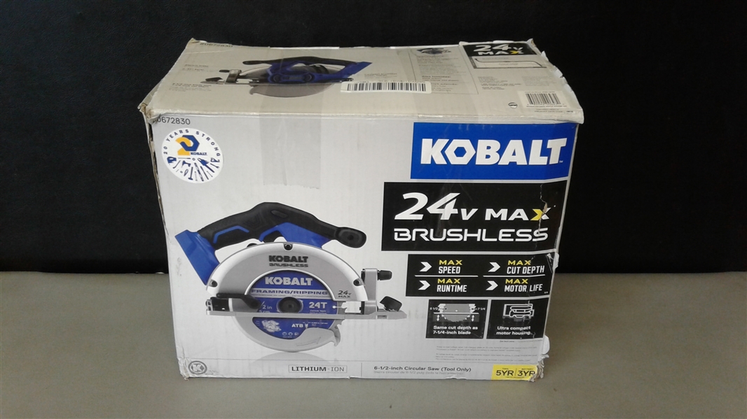 Kobalt 24V Max Brushless 6 1/2 Circular Saw