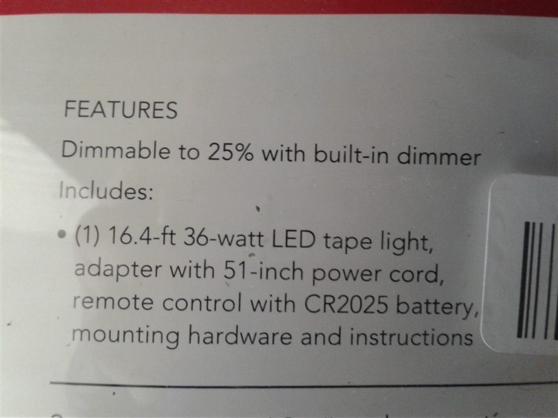 Utilitech LED Tape Light 16.4 Ft