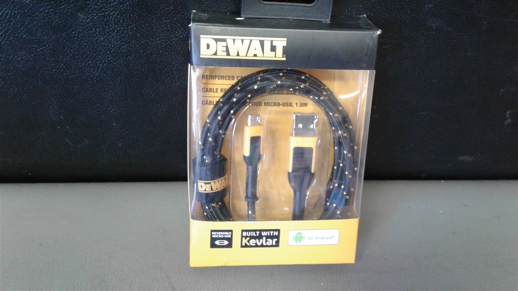 Dewalt 6 Ft Reinforced Cable For Lighting