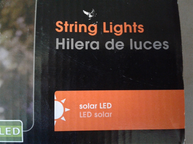 Portfolio Solar LED 45 Ft String Lights