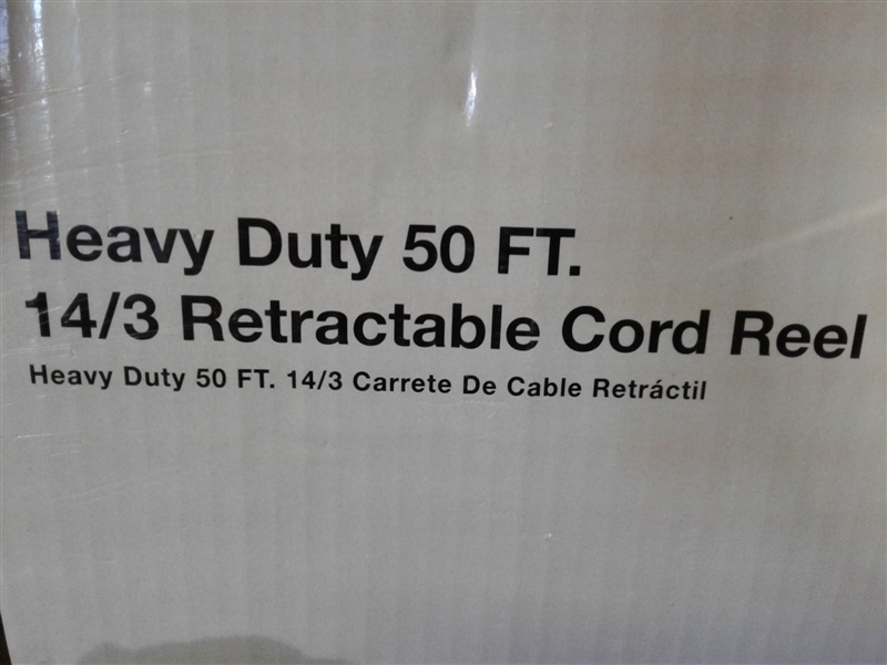 Protorch Heavy Duty 50 Ft Retractable Cord Reel