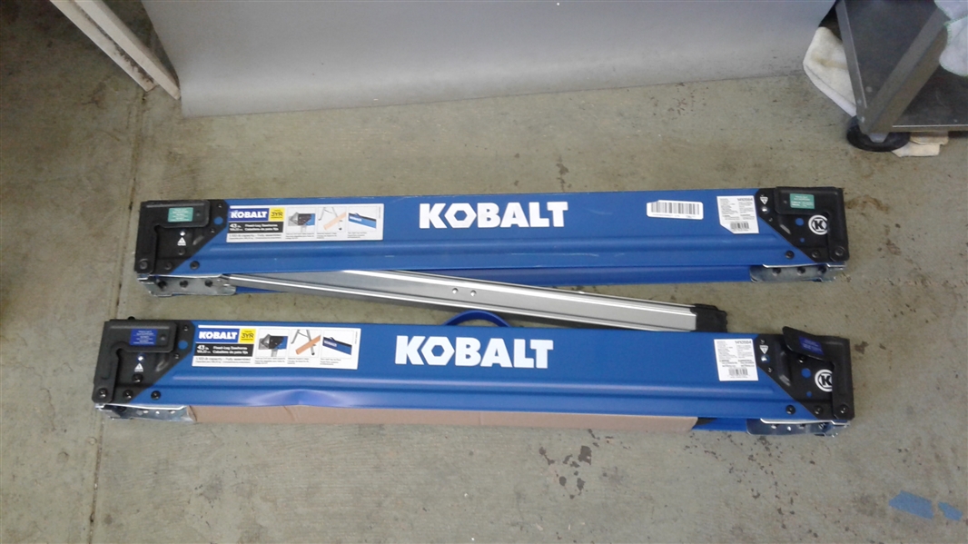 Kobalt 43 Inch Fixed Leg Saw Horse Pair