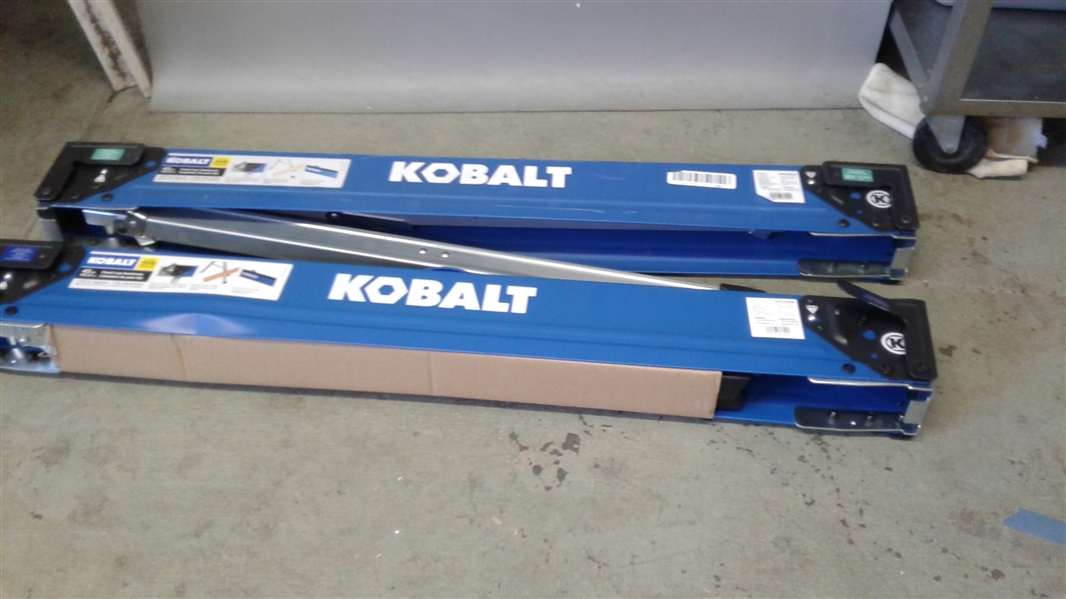 Kobalt 43 Inch Fixed Leg Saw Horse Pair