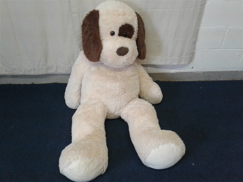 big stuffed dog