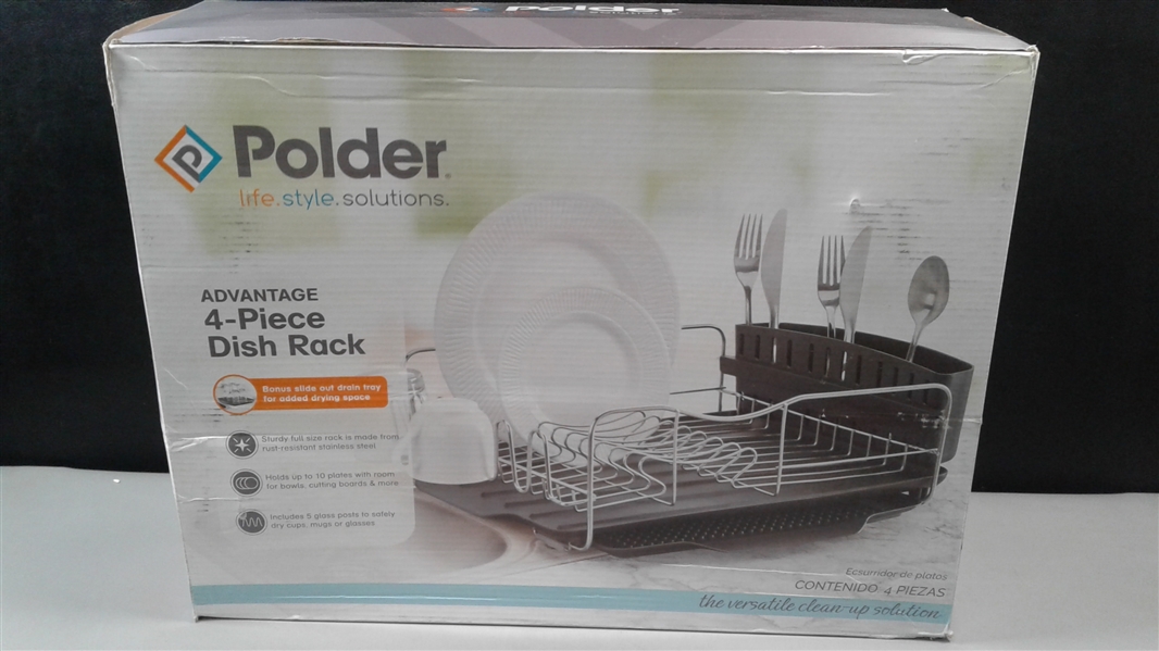 Polder 4-Piece Dish Rack 