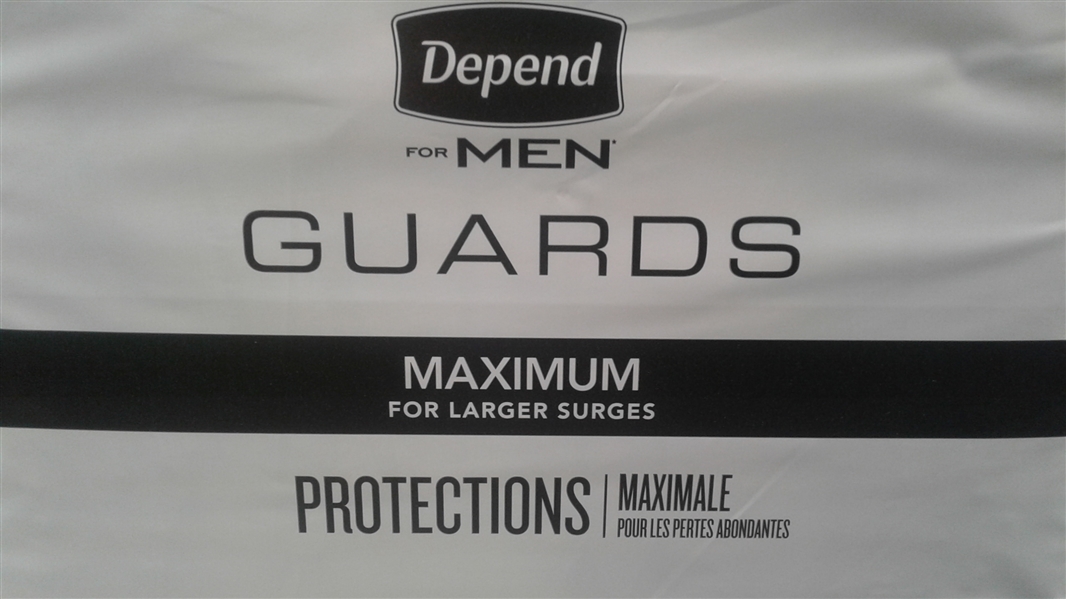 Depend Men Guards Maximum Absorbency - 104 ct