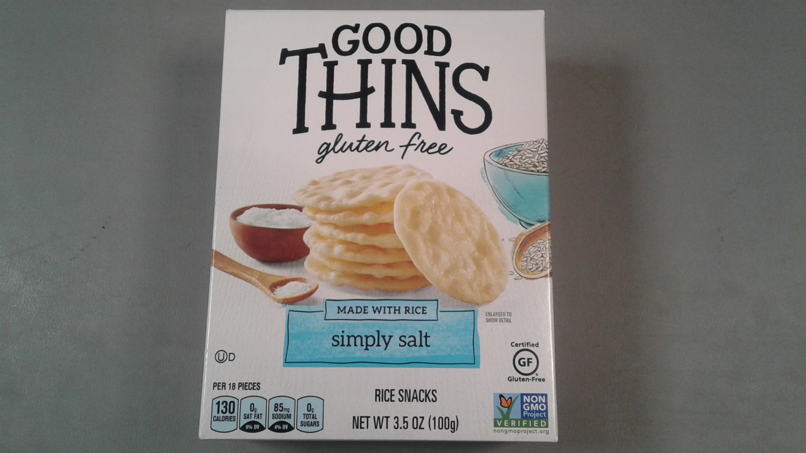 Lot Detail Good Thins Simply Salt Rice Snacks Gluten Free Crackers 6