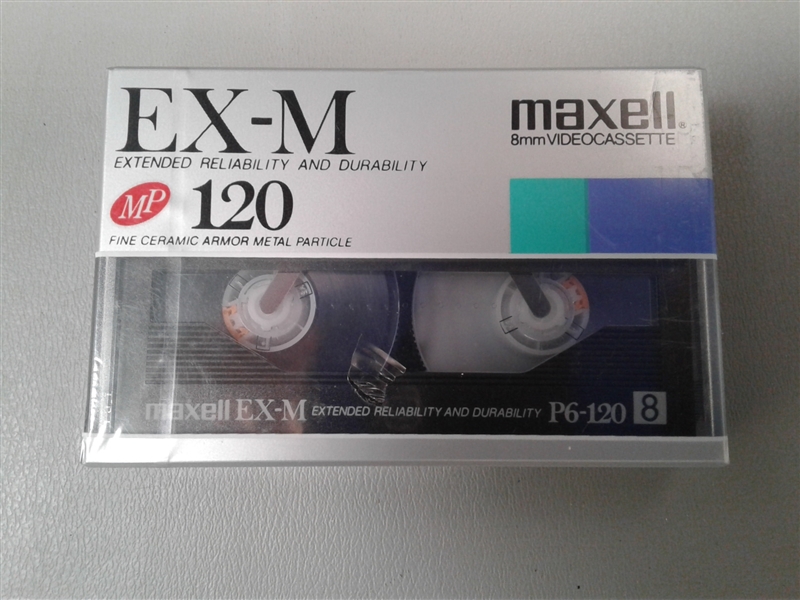 NOS- Solidex 8mm Video Cassette Rewinder & 8mm Video Cassette Tape