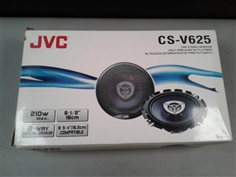 JVC 1 Pair Car Stereo Speakers 6 1/2" CS-V625