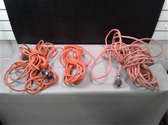 3 Extension Cords 