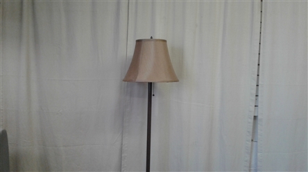 Brown Metal Floor Lamp