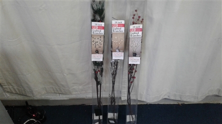 3- 39" LED Battery Operated Lighted Branches