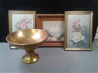 Three Pictures, Decorative Bowl  