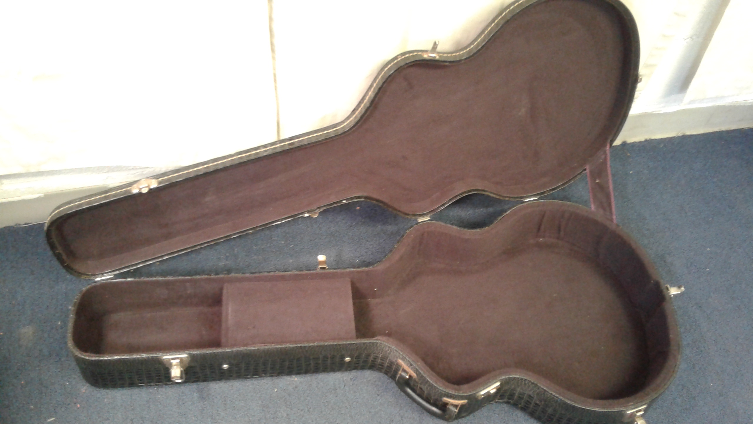 Lot Detail 46" & 44" Acoustic Guitar Hard Cases
