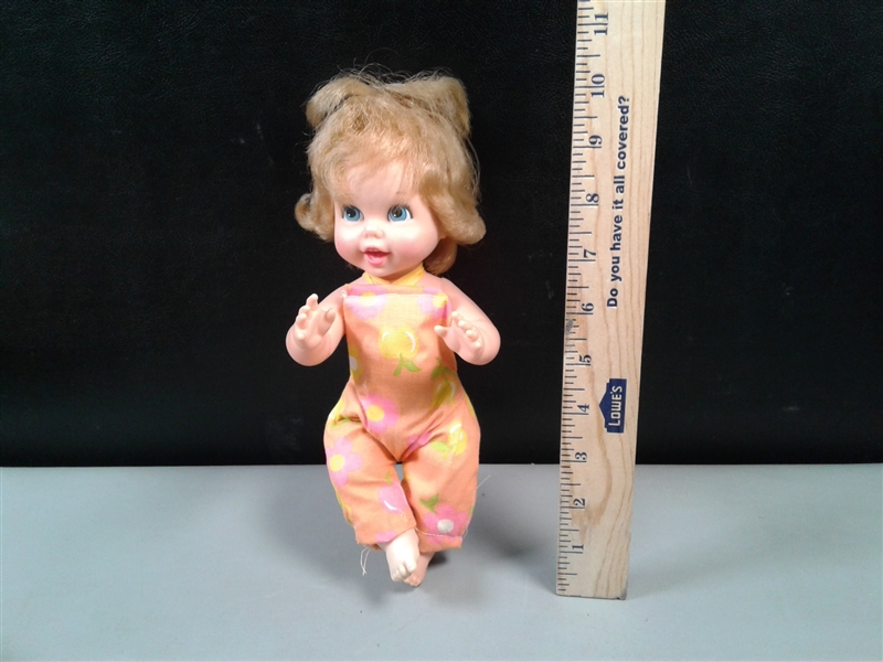 3 Vintage Chatty Kathy Mattel Pull String Dolls