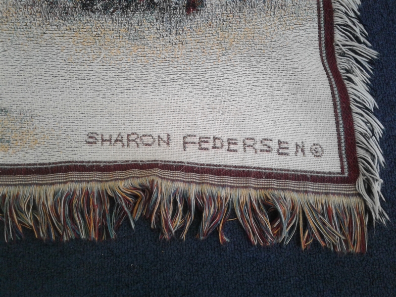 Sharon Pedersen Farm Throw Pillows and Throw Blanket