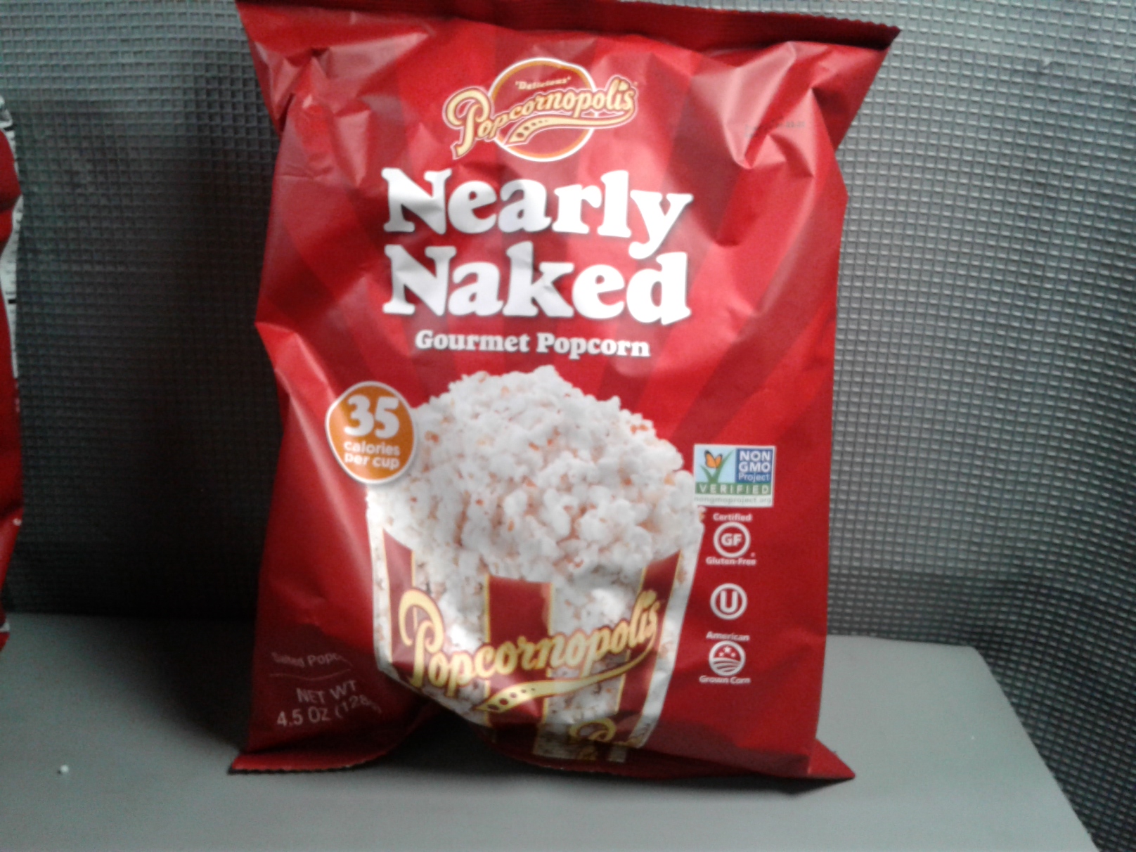 Popcornopolis Nearly Naked Delicious Gourmet Salted 