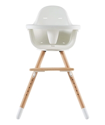 Rotatable Wooden High Chair 