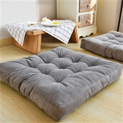 Floor Pillow, Square Tufted Seat Cushion