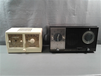 Vintage Packard-Bell Model 532 Radio & Zenith Clock Radio