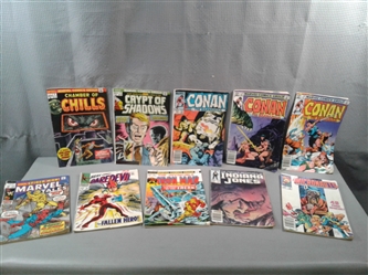 Vintage 1960s, 1970s & 1980s Marvel Comics- 10 Issues