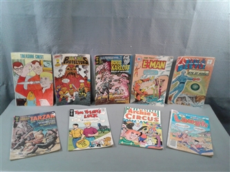 Vintage 1960s, 1970s, 1980s & 1990s Comics- 9 Issues