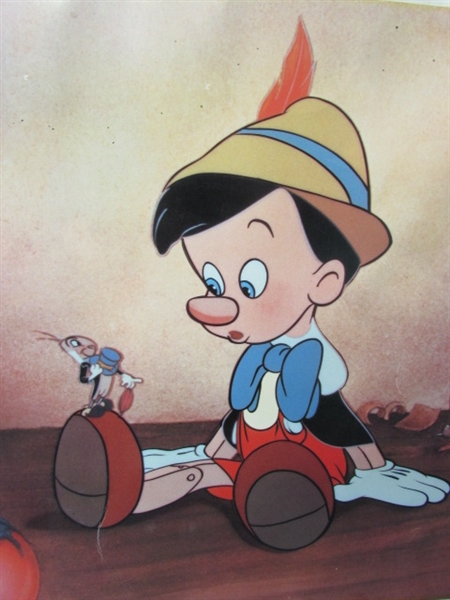 Vintage 1985 Walt Disney Photo Print- Pinocchio
