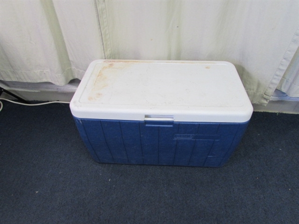 Set of 3 Blue Ice Chests