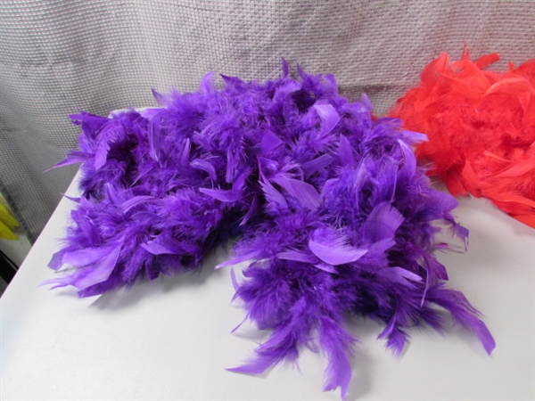 Scarves, Wraps, and Boas- Red Hat Society