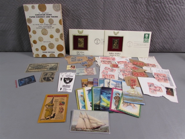 VINTAGE PAPER MONEY, FIRST DAY COVERS, STAMPS & OTHER EPHEMERA