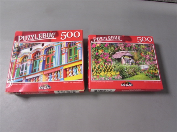 ASSORTED JIGSAW PUZZLES
