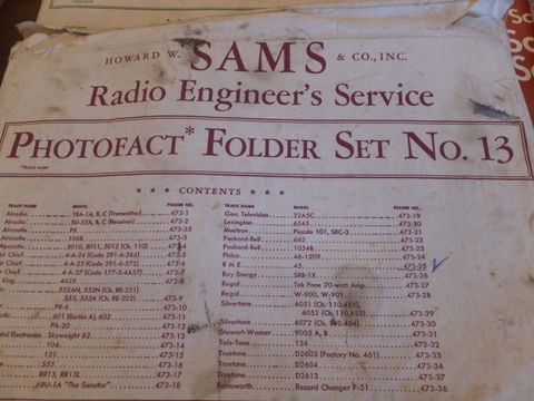 MANY ISSUES OF RADIO SERVICES MANUALS, AND SAM'S MANUALS, 2 BOXES