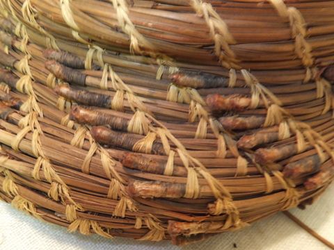 HANDMADE NATIVE AMERICAN BASKETS  OLD COLLECTIBLES