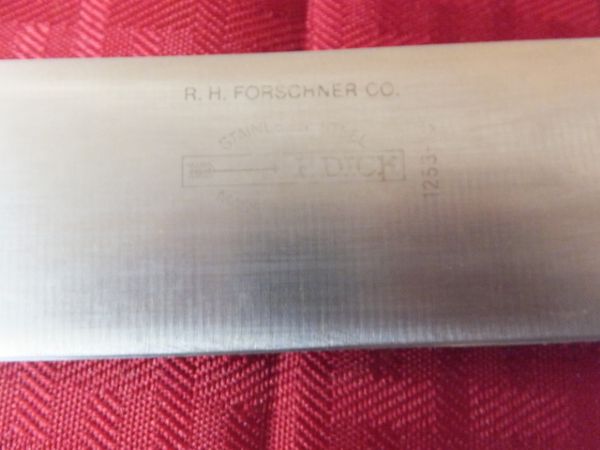 TWO SHARP VINTAGE R.H. FORSCHNER CO. KNIVES