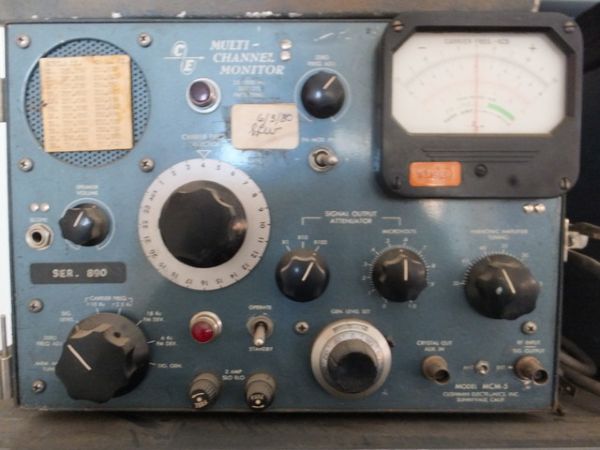 HAM & CB RADIO GEAR - SHELF FULL OF ELECTRONICS