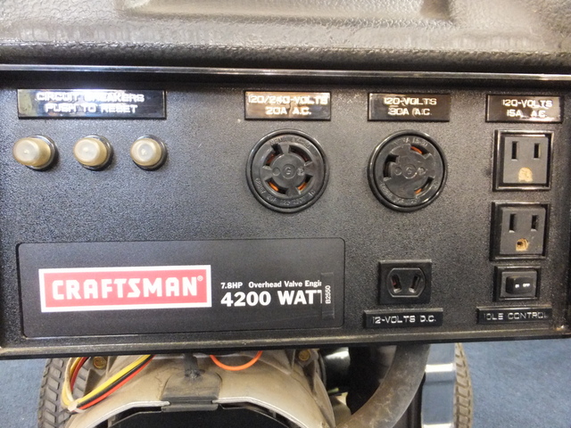 Lot Detail - CRAFTSMAN 4200 WATT GENERAT0R