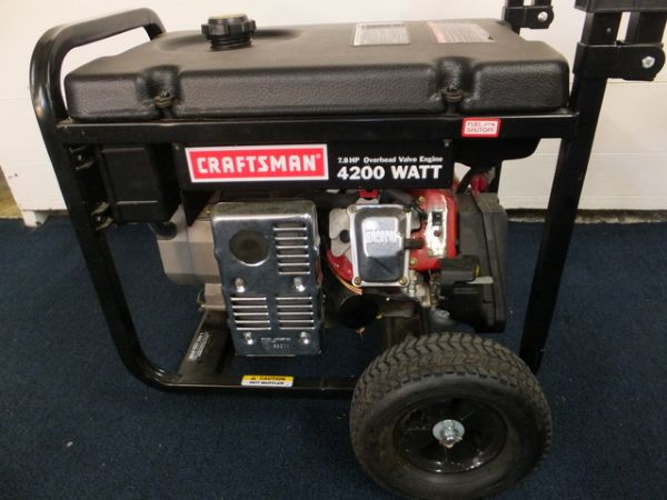 Lot Detail - CRAFTSMAN 4200 WATT GENERAT0R