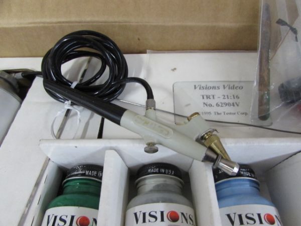 AIRBRUSH KIT WITH  BADGER AIR COMPRESSOR