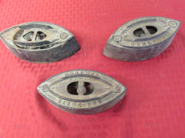 ANTIQUE FLAT IRONS