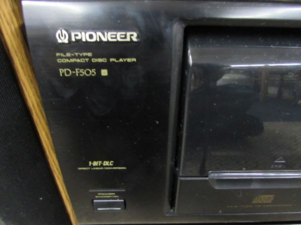 PIONEER 5.1 STEREO SURROUND SYSTEM WITH CD CHANGER, DUAL CASSETTE
