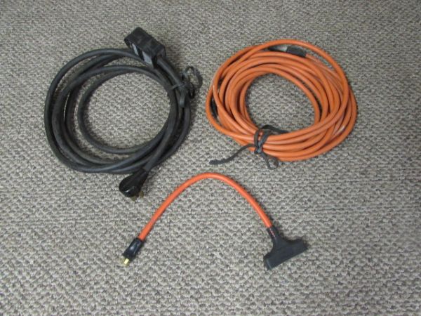 TWO EXTENSION CORDS 