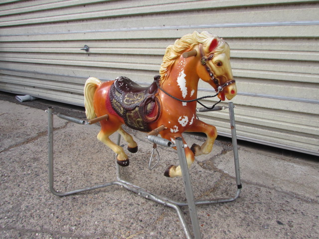 antique spring rocking horse