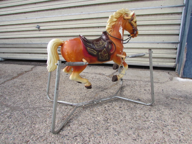 old fashioned spring rocking horse