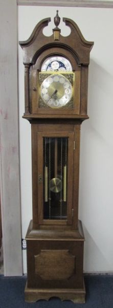 GRANDFATHER CLOCK MADE IN WESTERN GERMANY